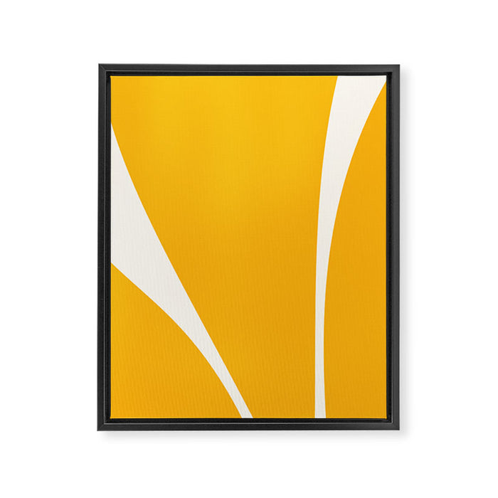 Minimalist Plant Abstract LI Framed Canvas Print Gallery Image 1