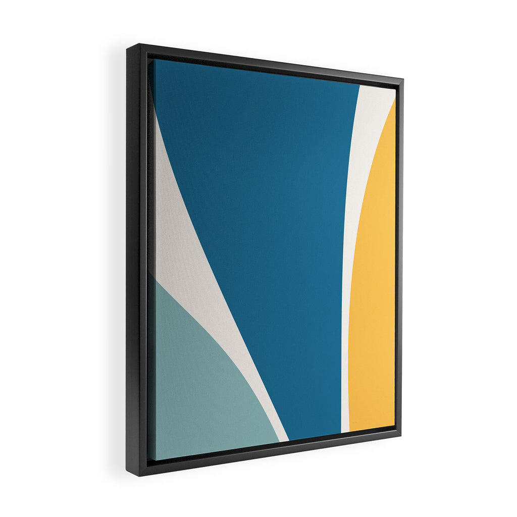 Minimalist Plant Abstract LXI Framed Canvas Print Gallery Image 2