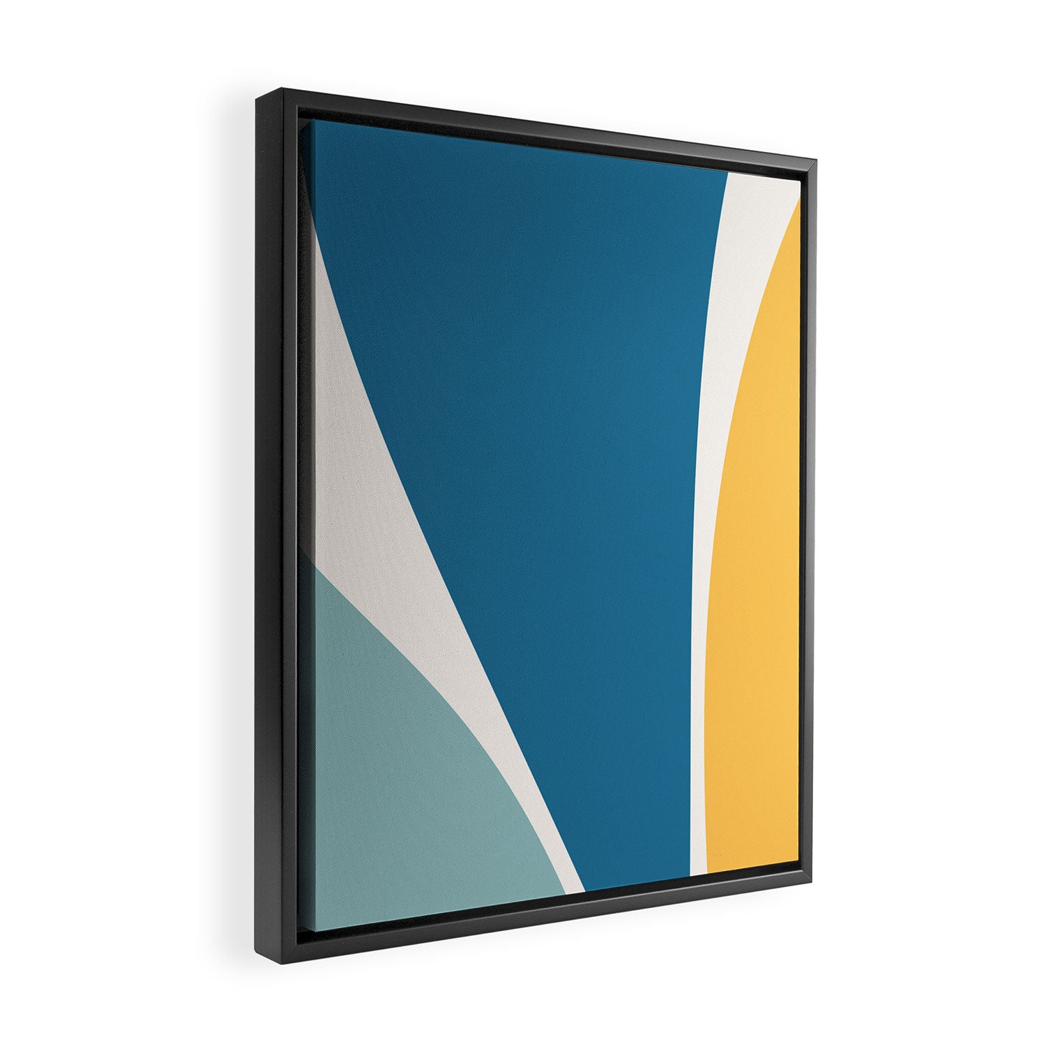 Minimalist Plant Abstract LXI Framed Canvas Print Gallery Image 2