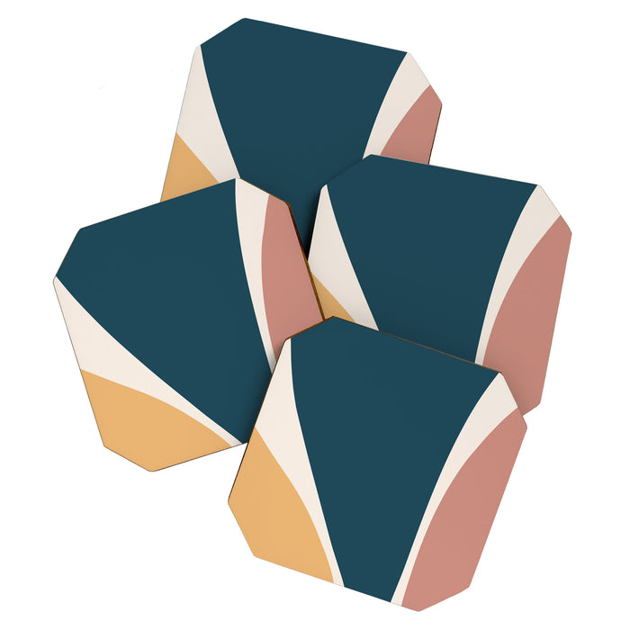 Minimalist Plant Abstract LXVI Coaster Gallery Image 1