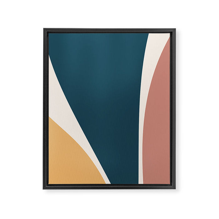 Minimalist Plant Abstract LXVI Framed Canvas Print Gallery Image 1