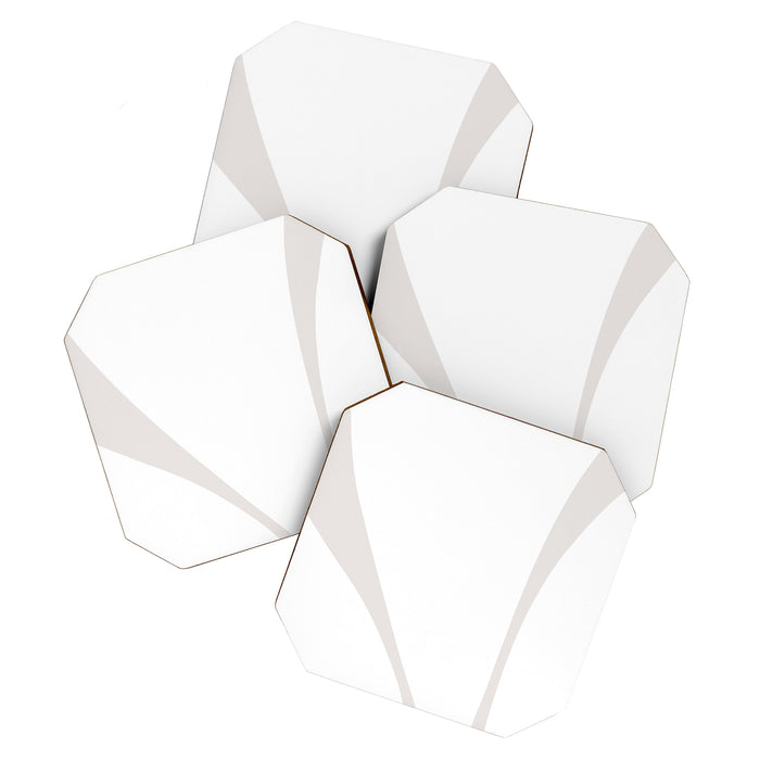 Minimalist Plant Abstract XLIV Coaster Gallery Image 1