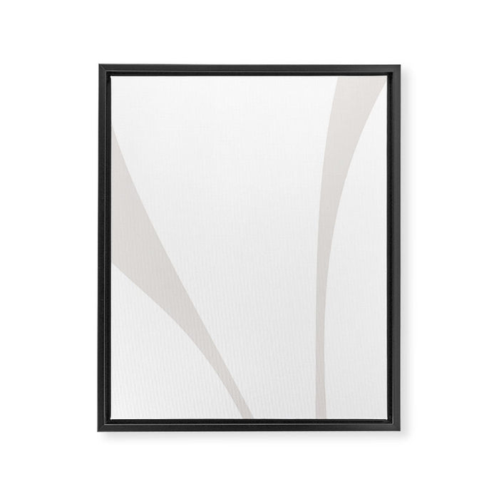 Minimalist Plant Abstract XLIV Framed Canvas Print Gallery Image 1
