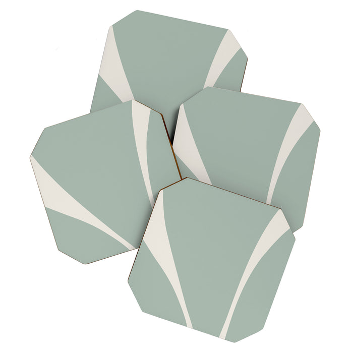Minimalist Plant Abstract XXIII Coaster Gallery Image 1