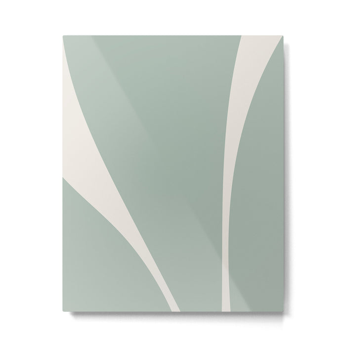 Minimalist Plant Abstract XXIII Metal Print Gallery Image 1