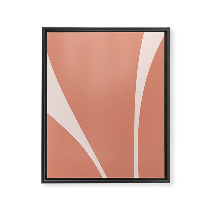 Minimalist Plant Abstract XXV Framed Canvas Print Gallery Image 1