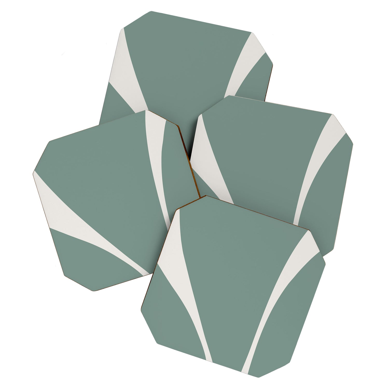 Minimalist Plant Abstract XXVIII Coaster Gallery Image 1