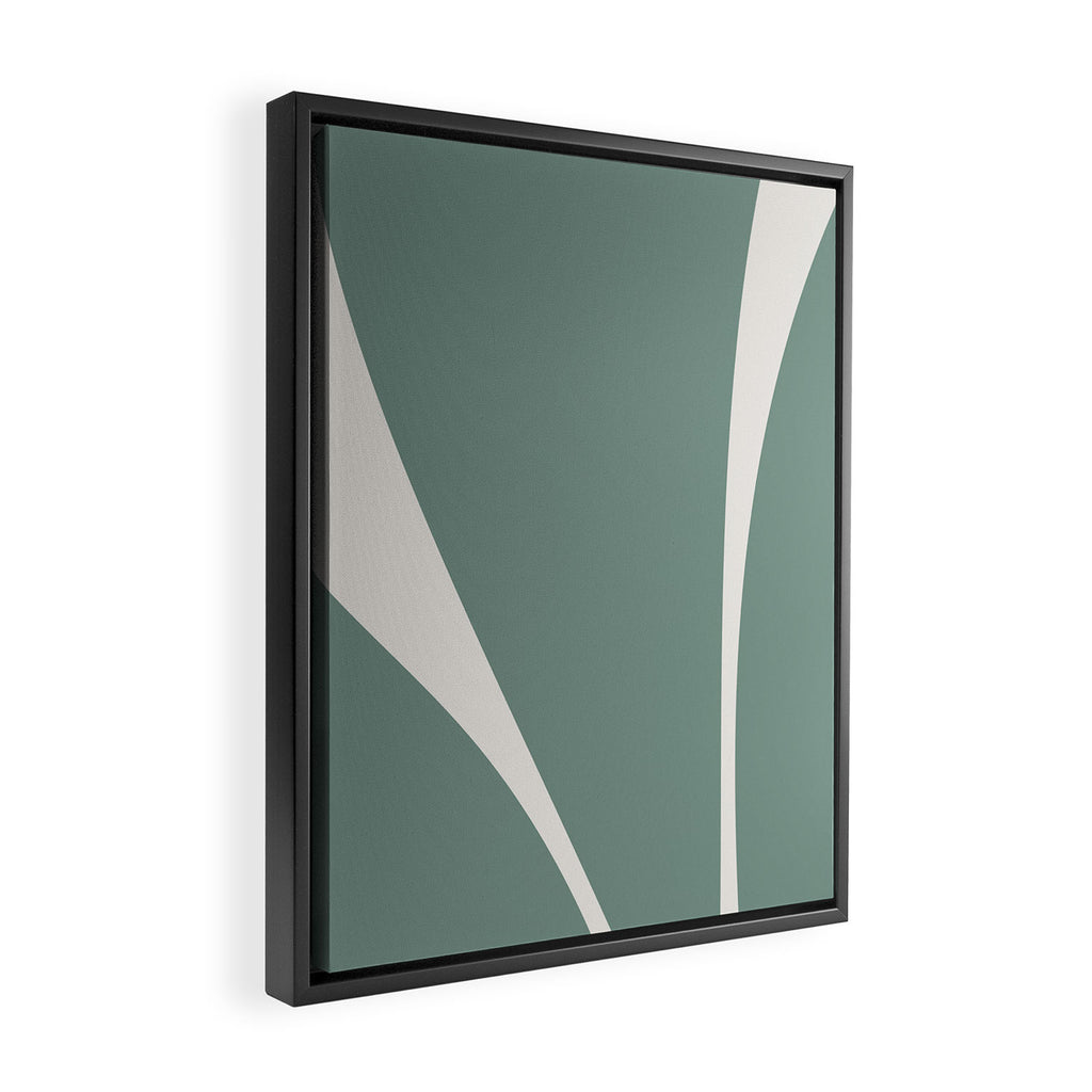 Minimalist Plant Abstract XXVIII Framed Canvas Print Gallery Image 2