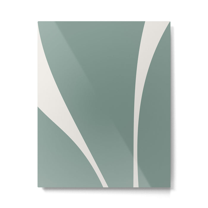 Minimalist Plant Abstract XXVIII Metal Print Gallery Image 1