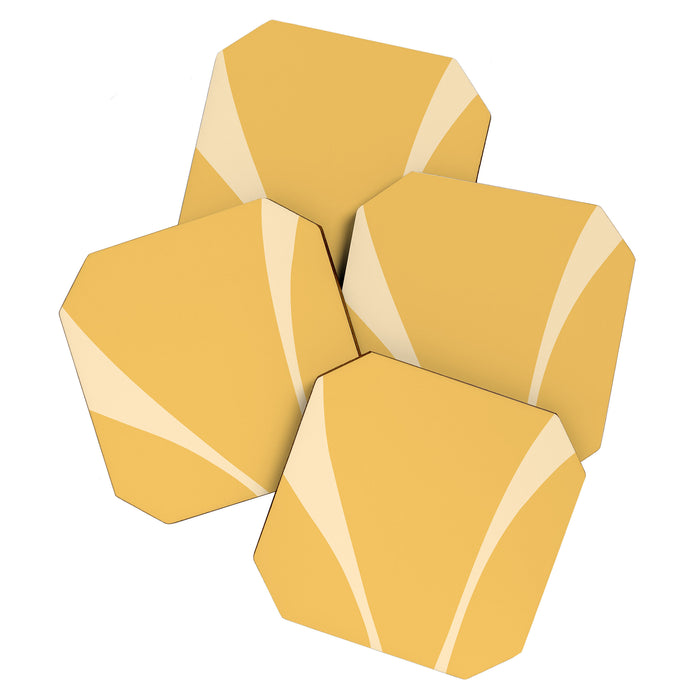 Minimalist Plant Abstract XXXIII Coaster Gallery Image 1