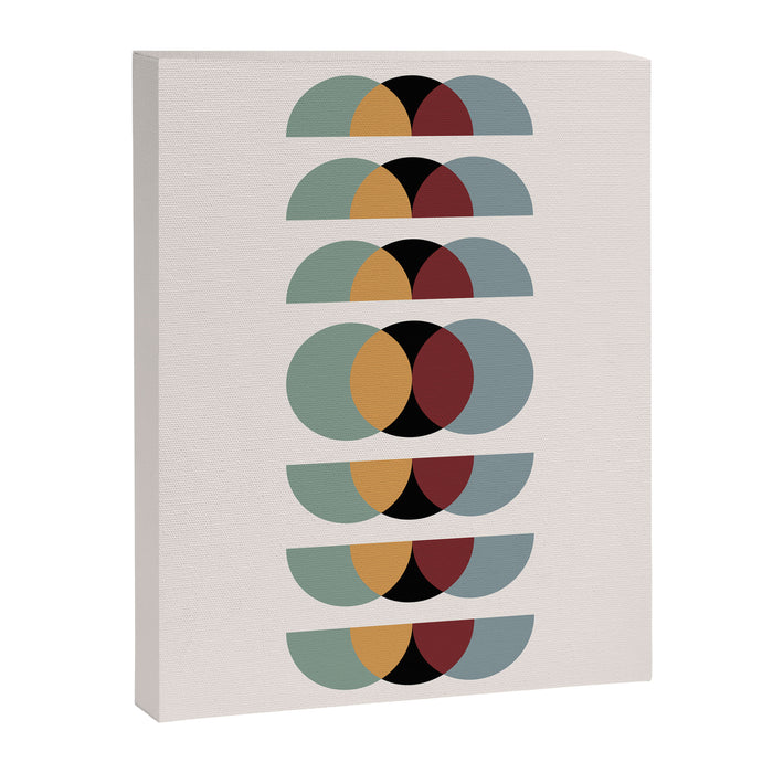 Minimalist Retro Shapes I Canvas Print Gallery Image 1