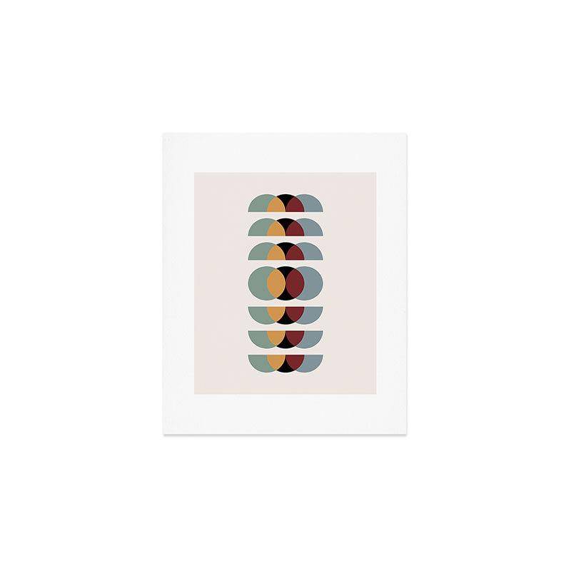 Minimalist Retro Shapes I Art Print Gallery Image 1