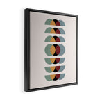 Minimalist Retro Shapes I Framed Canvas Print Gallery Image 2