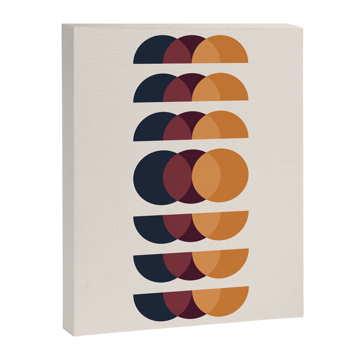 Minimalist Retro Shapes II Canvas Print Gallery Image 1