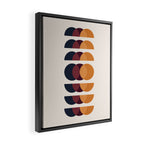 Minimalist Retro Shapes II Framed Canvas Print Gallery Image 2