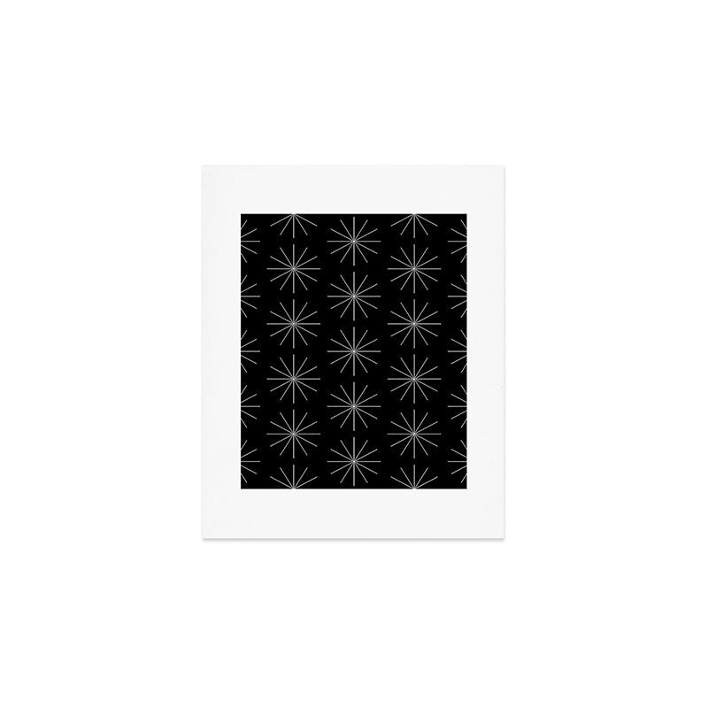 Minimalist Starburst Pattern VII Art Print Gallery Image 1
