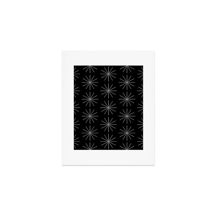 Minimalist Starburst Pattern VII Art Print Gallery Image 1