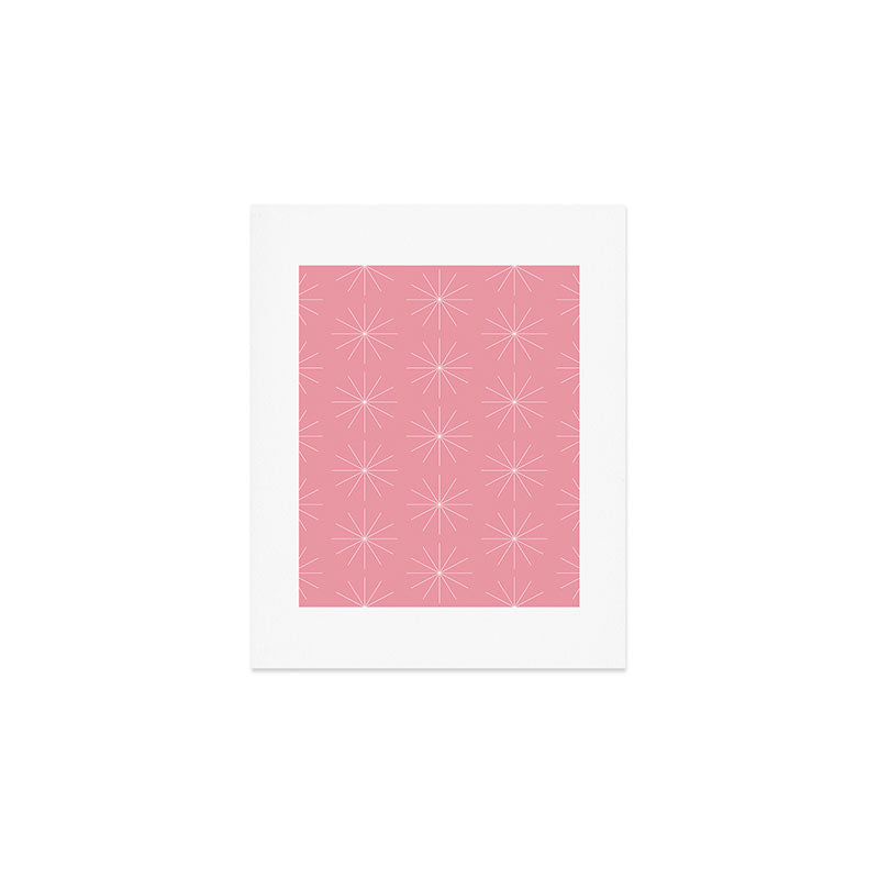 Minimalist Starburst Pattern V Art Print Gallery Image 1