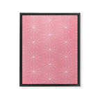 Minimalist Starburst Pattern V Framed Canvas Print Gallery Image 8