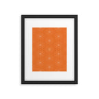 Minimalist Starburst Pattern X Framed Art Print Gallery Image 6