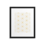 Minimalist Starburst Pattern XIX Framed Art Print Gallery Image 6