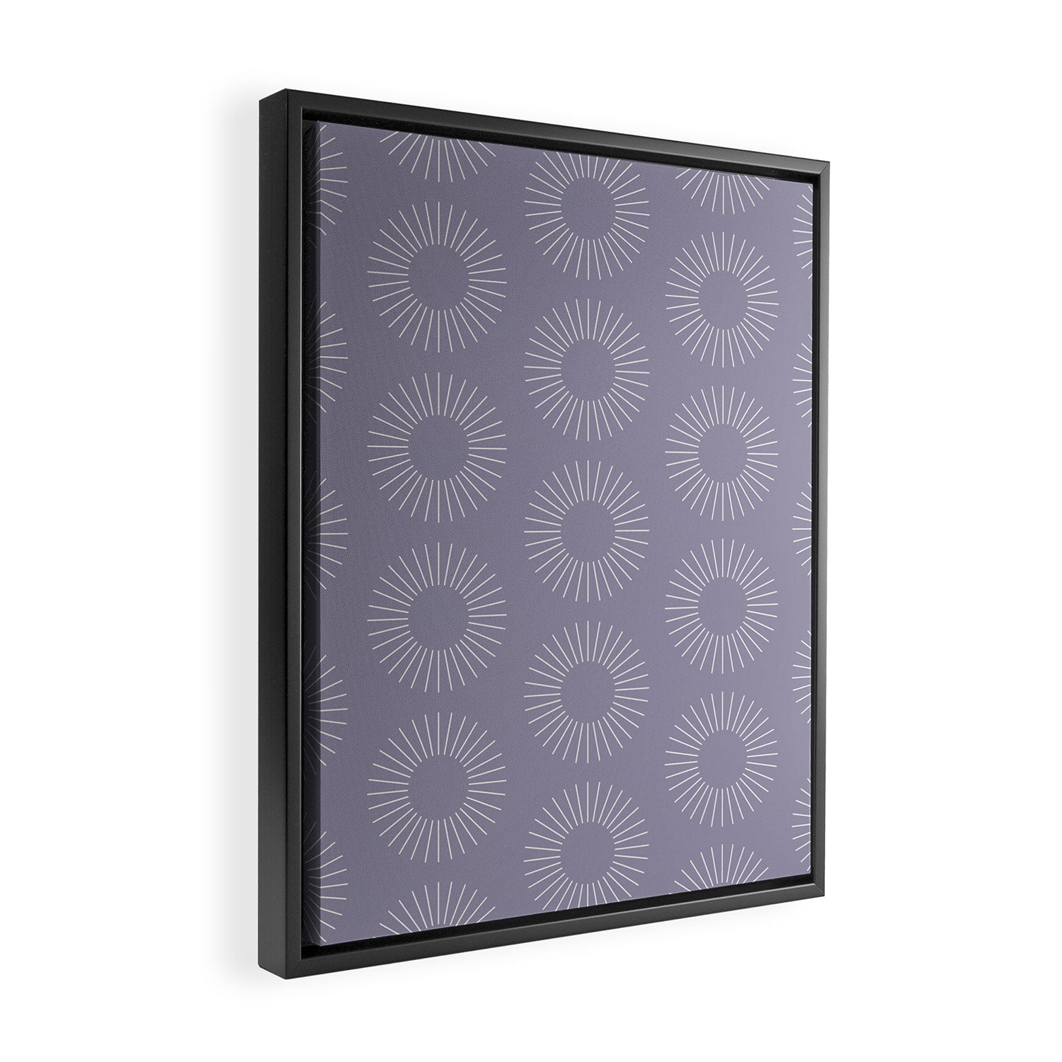 Minimalist Sunray Pattern II Framed Canvas Print Gallery Image 2