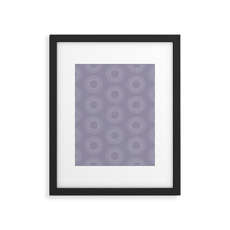 Minimalist Sunray Pattern II Framed Art Print Gallery Image 6