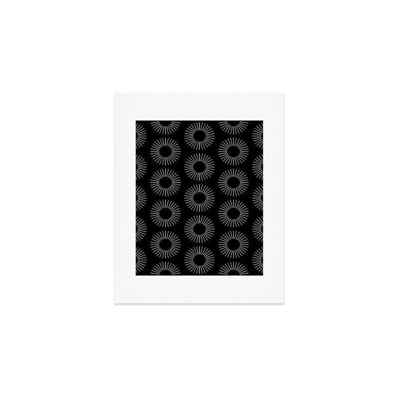 Minimalist Sunray Pattern IX Art Print Gallery Image 1