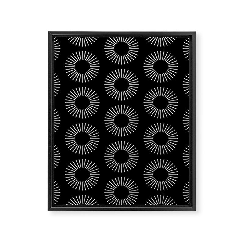 Minimalist Sunray Pattern IX Framed Canvas Print Gallery Image 8