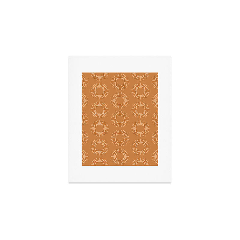 Minimalist Sunray Pattern XIII Art Print Gallery Image 1