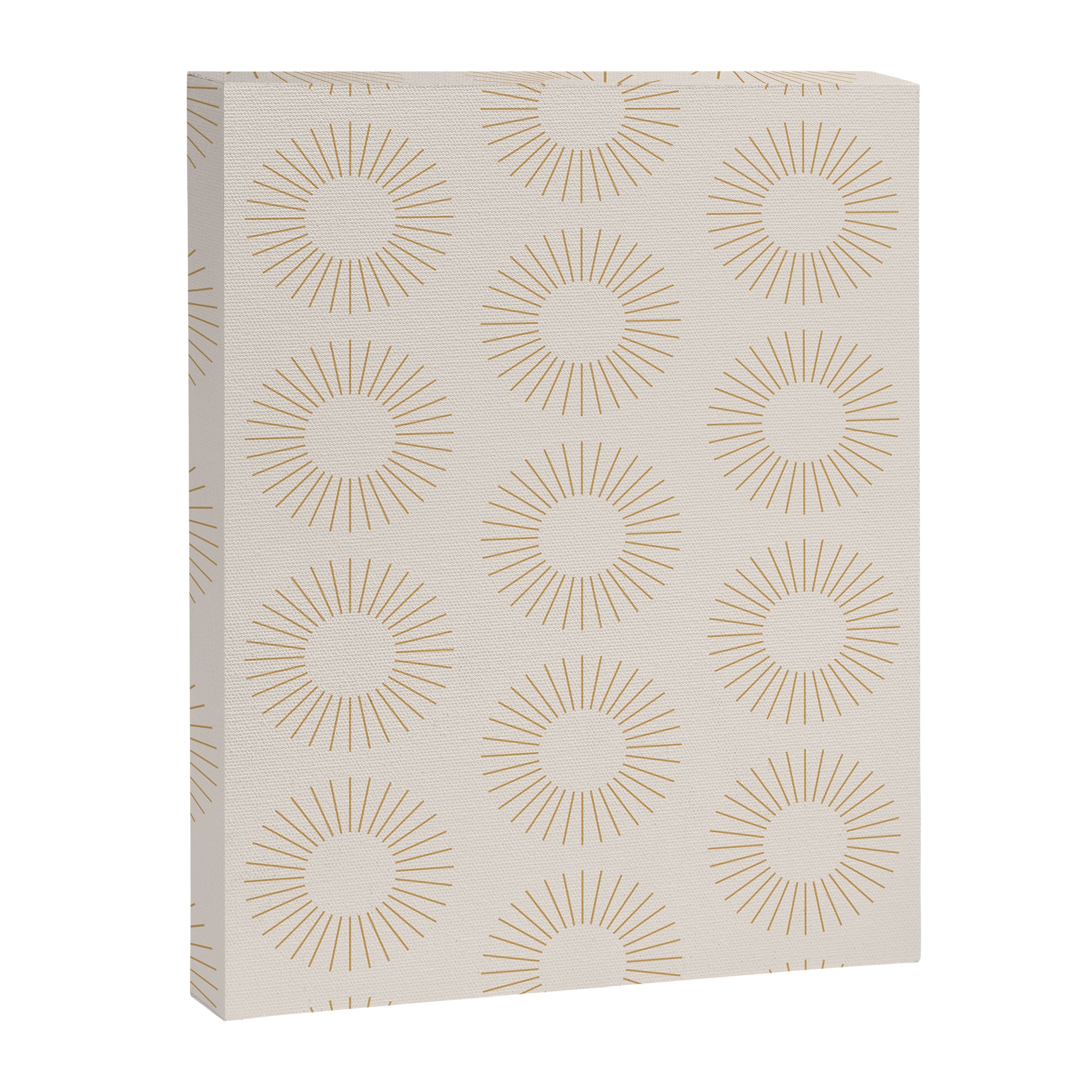 Minimalist Sunray Pattern XIV Natural Neutral Canvas Print Gallery Image 8