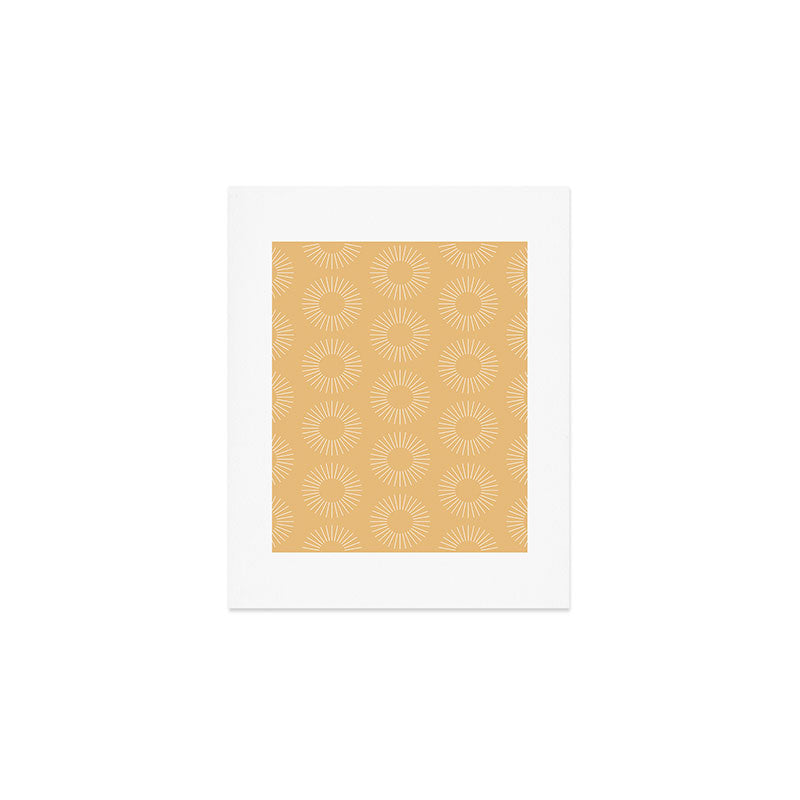 Minimalist Sunray Pattern XV Art Print Gallery Image 1