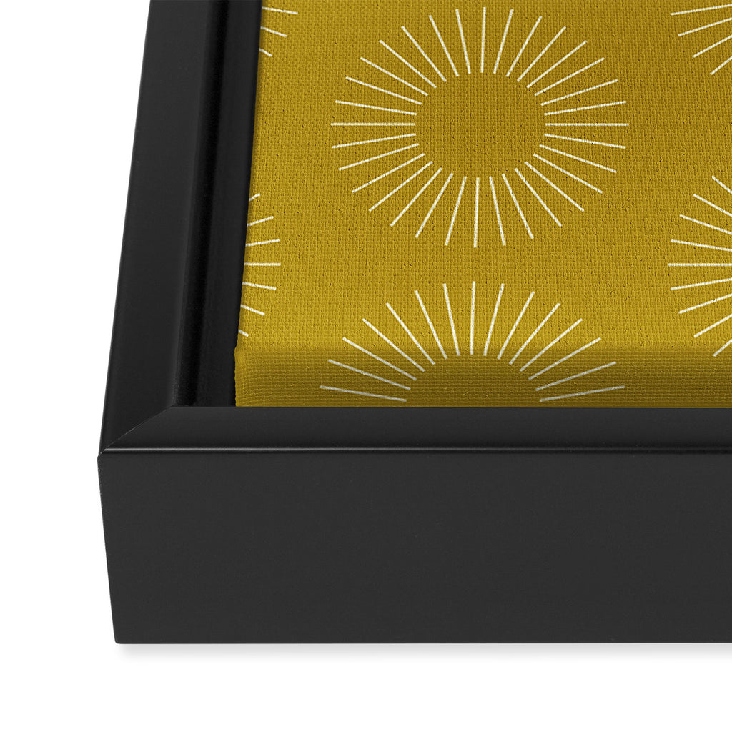 Minimalist Sunray Pattern XVI Framed Canvas Print Gallery Image 3