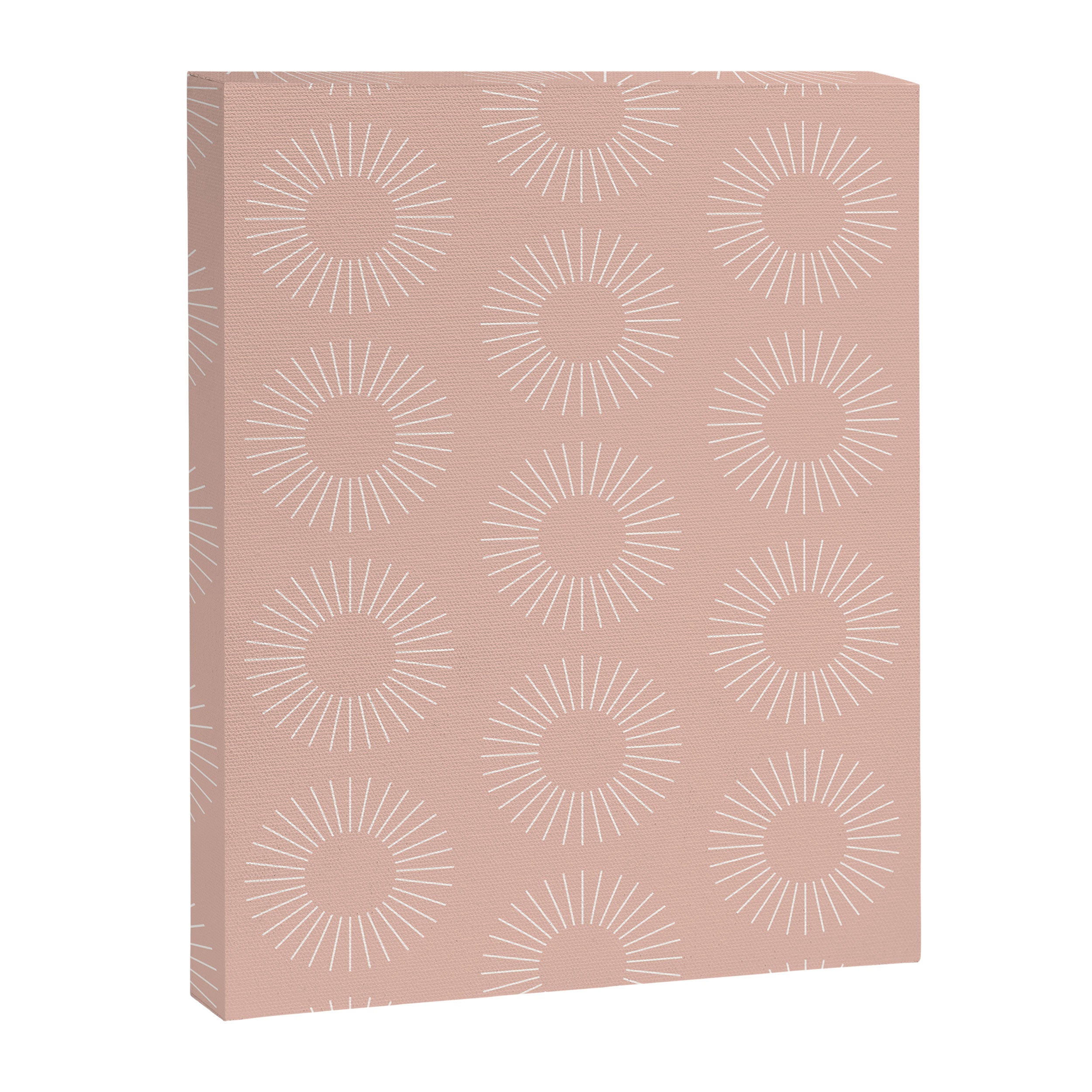 Minimalist Sunray Pattern XX Canvas Print Gallery Image 8