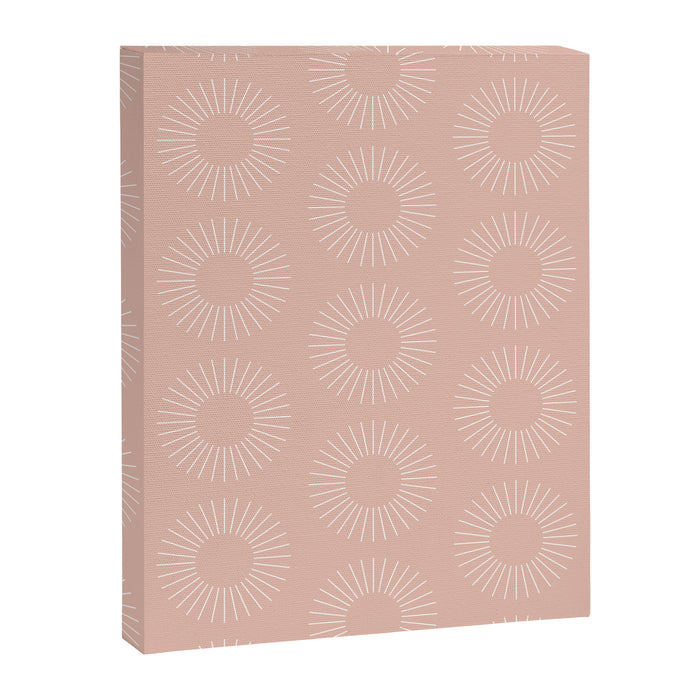 Minimalist Sunray Pattern XX Canvas Print Gallery Image 1