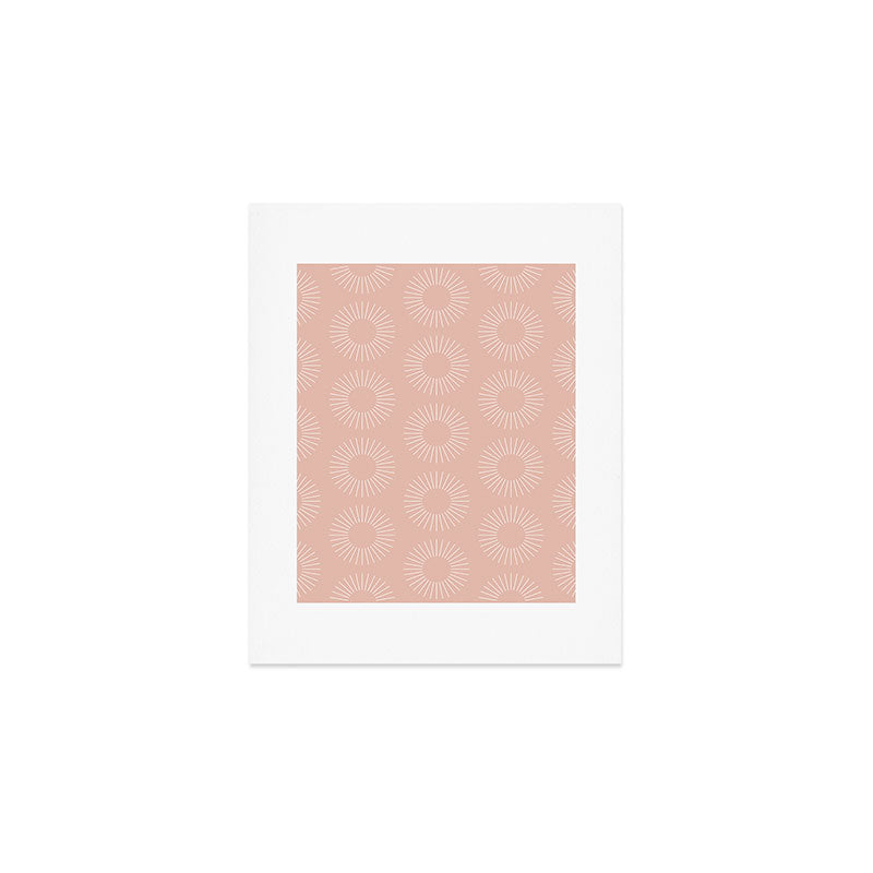Minimalist Sunray Pattern XX Art Print Gallery Image 1