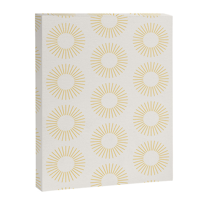 Minimalist Sunray Pattern XXI Canvas Print Gallery Image 1