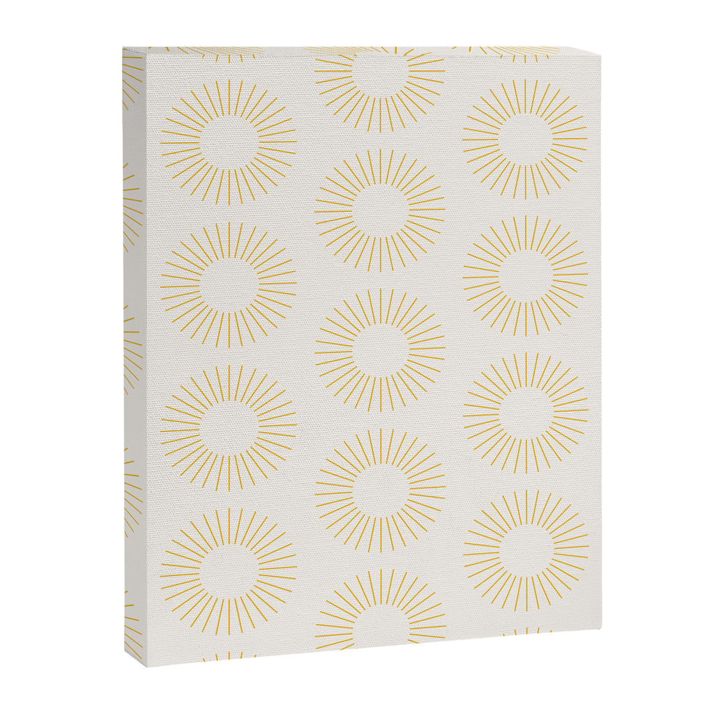 Minimalist Sunray Pattern XXI Canvas Print Gallery Image 8