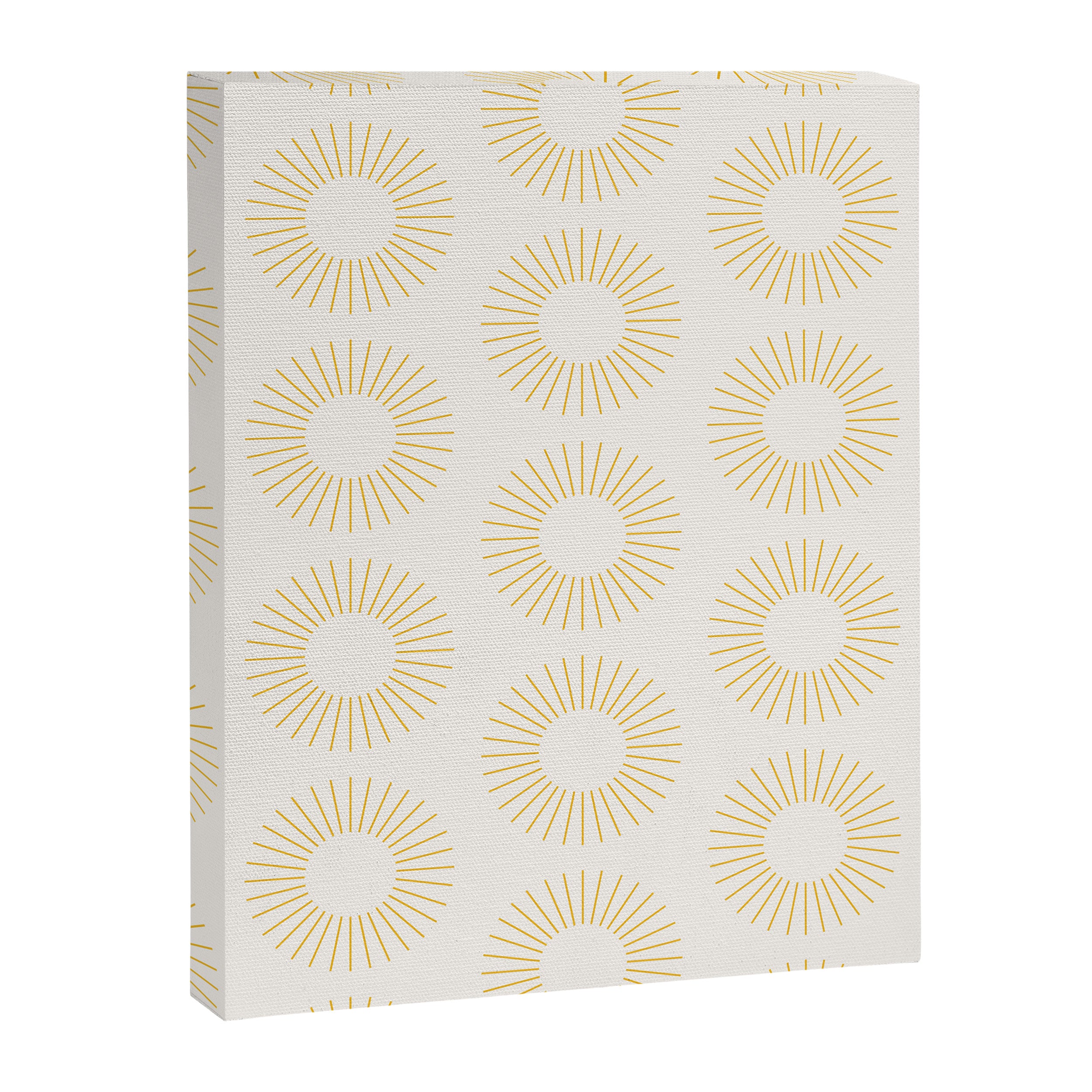 Minimalist Sunray Pattern XXI Canvas Print Gallery Image 8