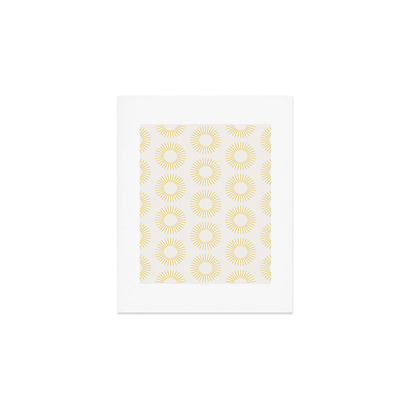 Minimalist Sunray Pattern XXI Art Print Gallery Image 1