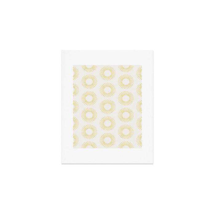 Minimalist Sunray Pattern XXI Art Print Gallery Image 1