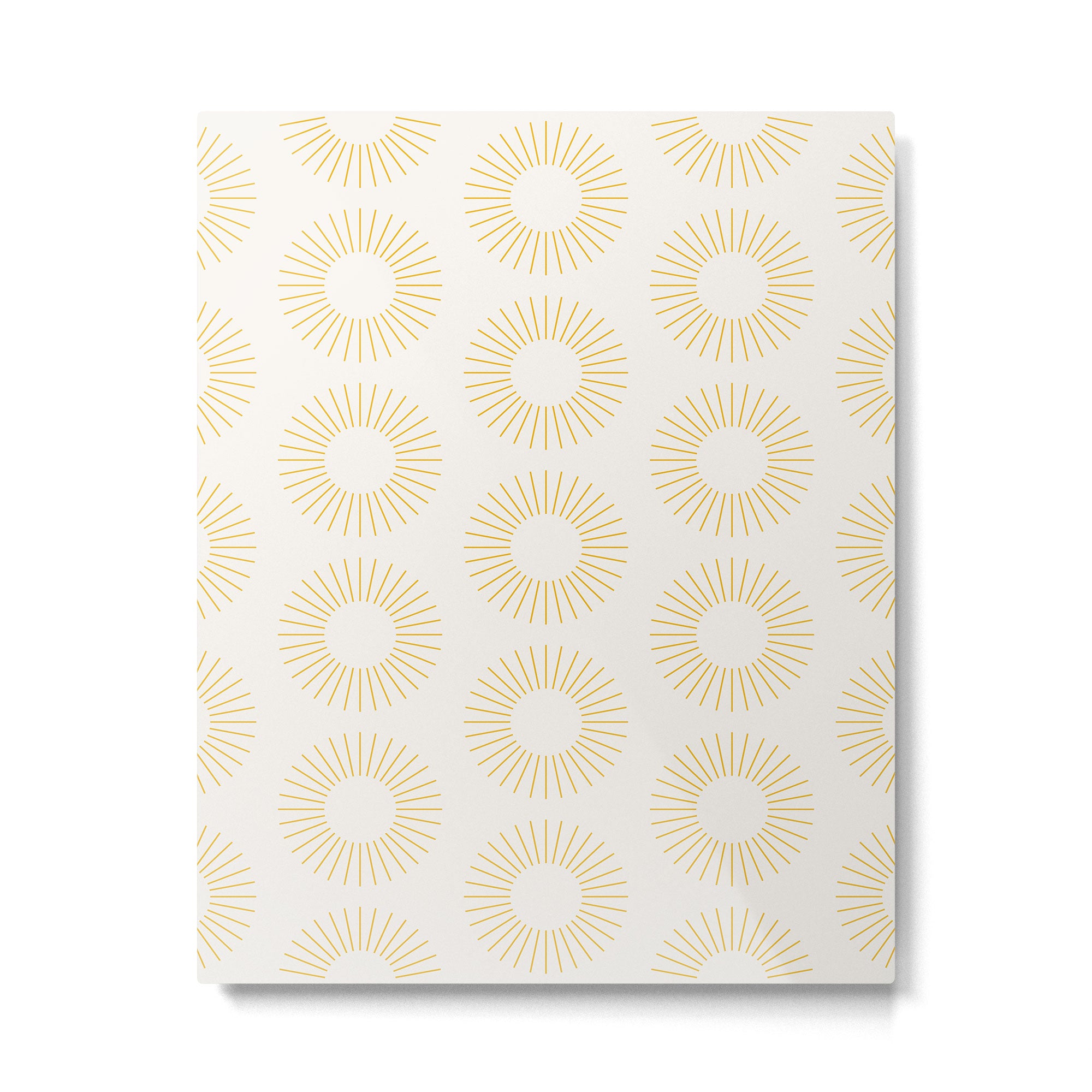 Minimalist Sunray Pattern XXI Metal Print Gallery Image 6