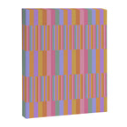 Mixed Stripes Pattern III 60s Rainbow Canvas Print Gallery Image 8