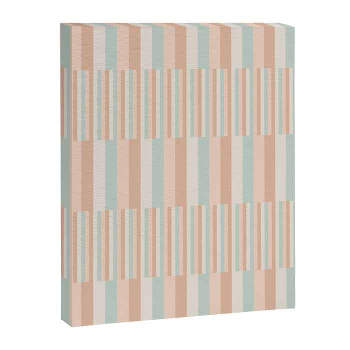 Mixed Stripes Pattern VI Soft Pastel Canvas Print Gallery Image 1