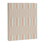 Mixed Stripes Pattern VI Soft Pastel Canvas Print Gallery Image 8
