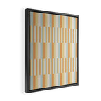 Mixed Stripes Pattern VIII Retro Pastel Framed Canvas Print Gallery Image 2