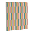 Mixed Stripes Pattern X Retro Summer Canvas Print Gallery Image 8