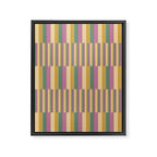 Mixed Stripes Pattern XIII Tropical Summer Framed Canvas Print Gallery Image 8
