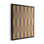 Mixed Stripes Pattern XIII Tropical Summer Framed Canvas Print Gallery Image 2