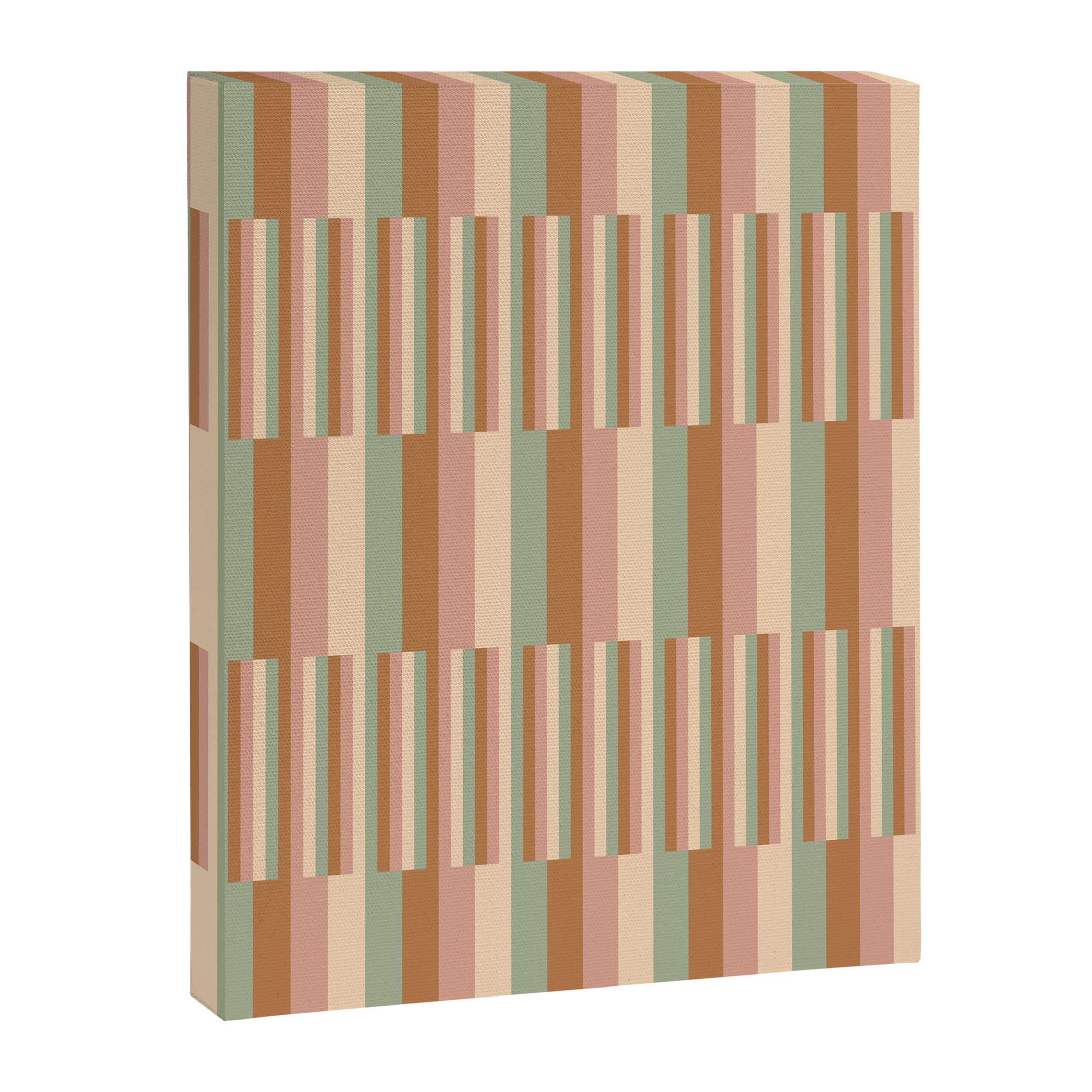 Mixed Stripes Pattern XIX Boho Summer Canvas Print Gallery Image 8